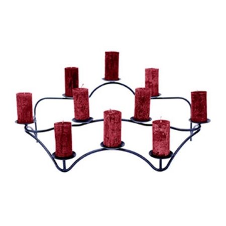 ACHLA DESIGNS Achla CH-06 Contours Hearth Candelabra - Black CH-06